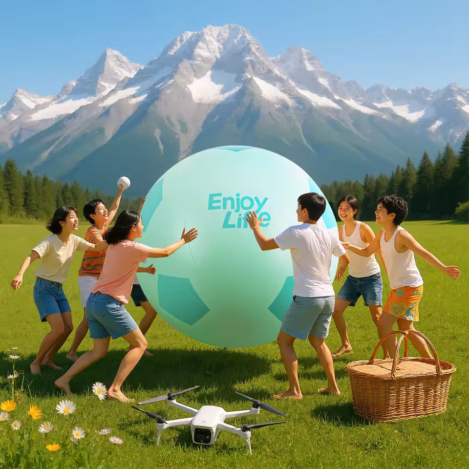 Large Inflatable Soccer Beach Ball