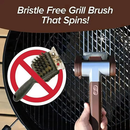 Electric Grill Brush Cleaner - Powerful Cordless BBQ Cleaning Tool