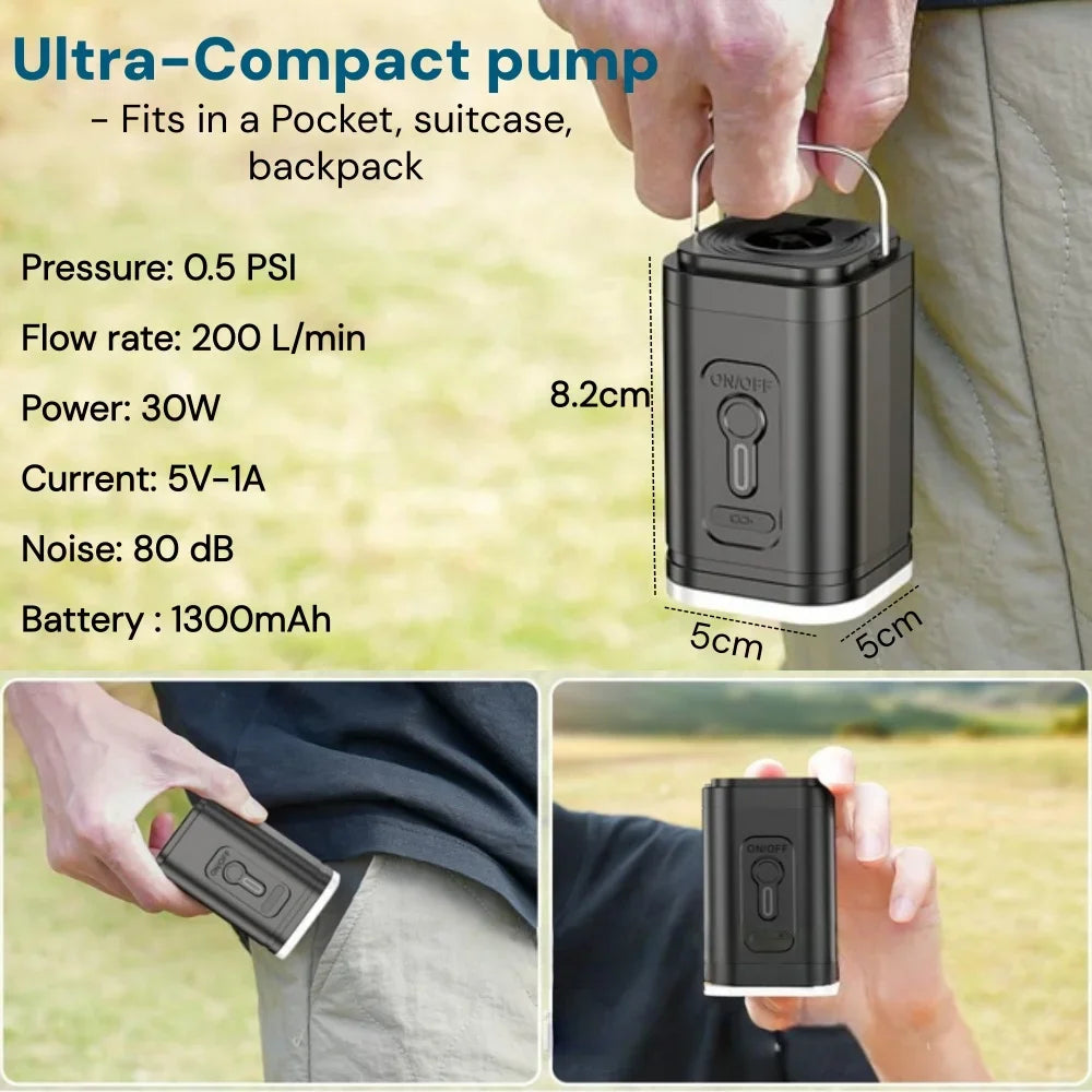 Compact Rechargeable Air Pump