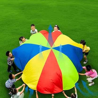 Kids Rainbow Play Parachute Mat