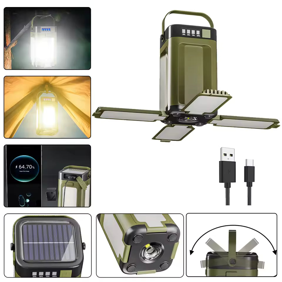 Rechargeable Solar Camping Lantern