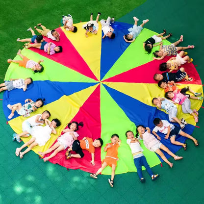 Kids Rainbow Play Parachute Mat